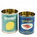 Medium storage tins (set of 2) - Lemons and Harissa