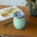Rubber coated travel cup - Mint Green