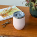 Rubber coated travel cup - Pink