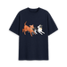 Navy Printed T-shirt Front