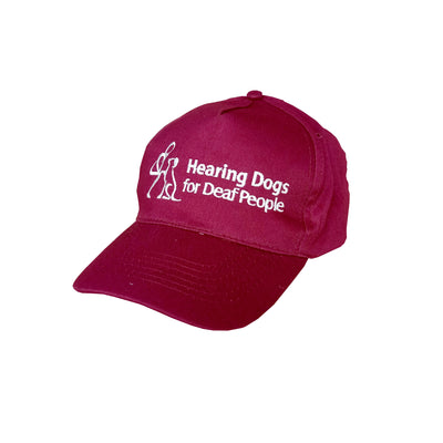 Hearing Dogs Burgundy Baseball Cap Hat