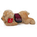 Yellow Soft Toy Labrador with Hearing Dogs Coat