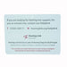 'I am deaf' card for lanyard (large print)