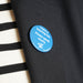 'I have hearing loss - please speak clearly' pin badge
