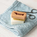 Dog‑design wooden nail brush for clean nails