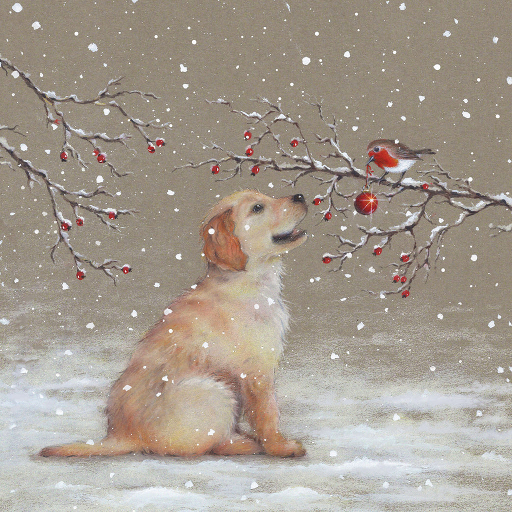 Puppy Love Christmas Cards - Pack of 10