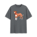 Slate Grey Printed T-shirt Front