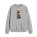 Athletic Grey Printed Sweater Front
