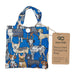 Recycled Foldable Reusable Shopping Bag - Multi Dog Design