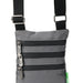 Canvas Crossbody Dog Walking/Phone Bag - Carbon Grey