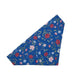Dog Bandana - Floral Navy