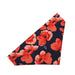 Dog Bandana - Navy Poppy Design