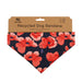 Dog Bandana - Navy Poppy Design