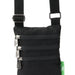 Canvas Crossbody Dog Walking/Phone Bag - Black