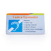 Communication card with rounded edges that says