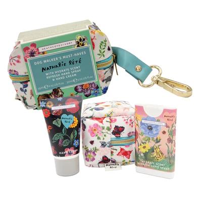Hand care kit in colourful carrying bag