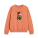 Apricot Printed Sweater Front
