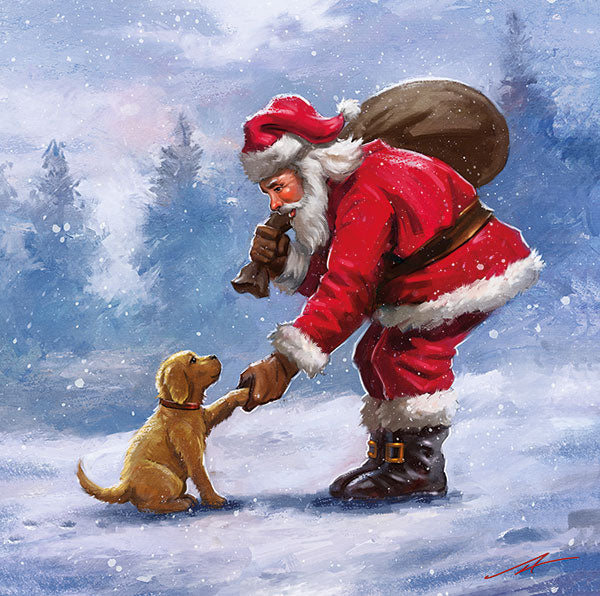 Santa Paws Christmas Cards