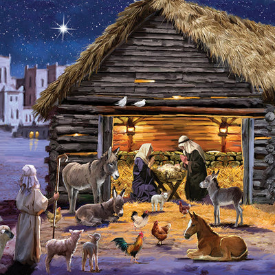 Nativity Scene Christmas Cards
