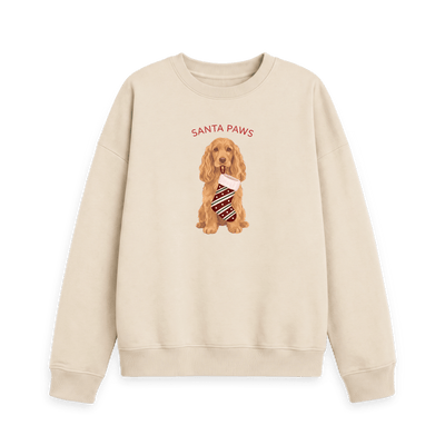 Oat Printed Sweater Front
