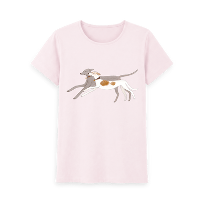 Pink Printed T-shirt Front