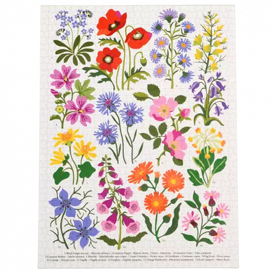 Jigsaw puzzle (1000 pieces) - Wild Flowers