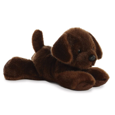 Mini Flopsies Chocolate Labrador Soft Toy