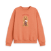 Apricot Printed Sweater Front