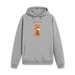 Light Heather Printed Hoody Front