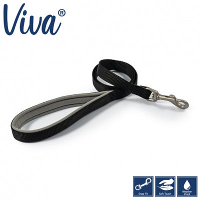 Viva Padded Lead Black 1mx19mm