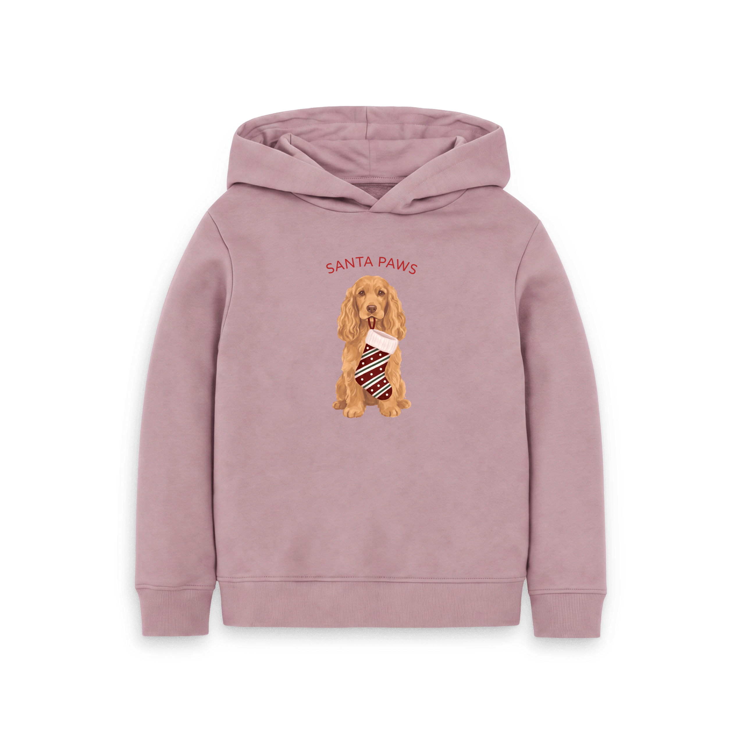 Santa Paws Christmas Hoodie available different colours
