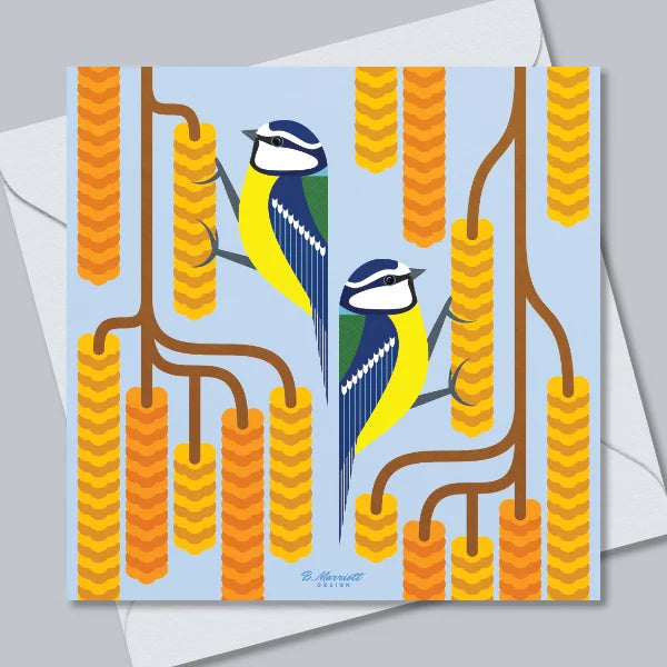 Blue Tits Card