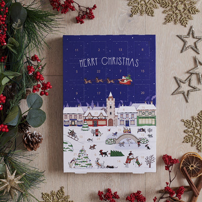 A Christmas advent calendar for dogs  filled with delicious dog treats