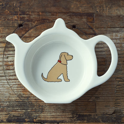 Teabag dish - Cocker Spaniel (golden)