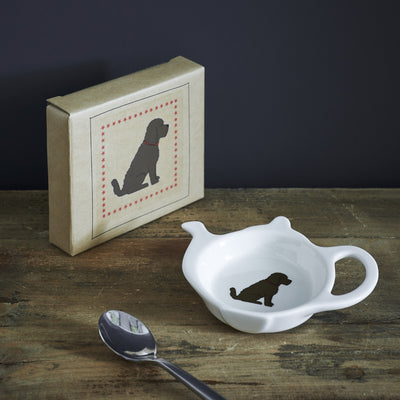 Teabag Dish - Labrador (Black)