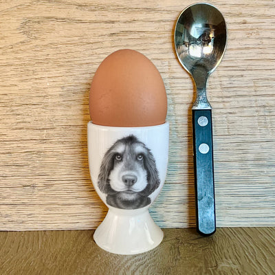 Bone China Egg Cup Katherine Sheard designs sonny spaniel