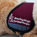 Yellow Soft Toy Labrador with Hearing Dogs Coat