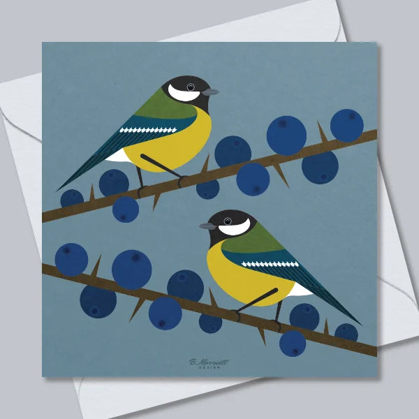Great Tits Card