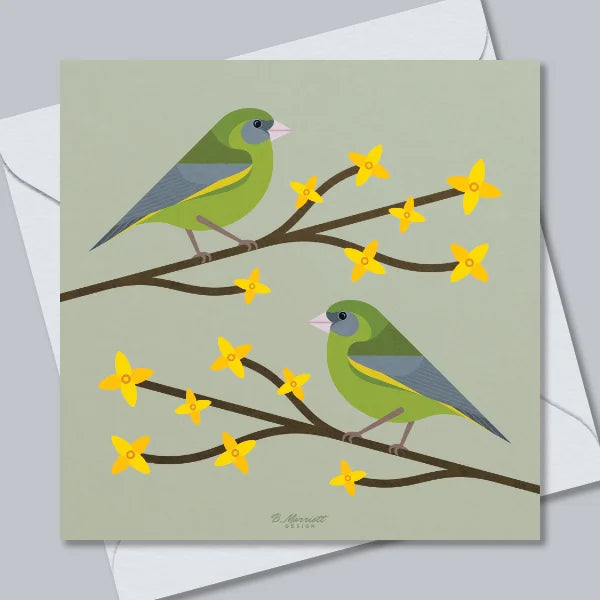 Greenfinch card
