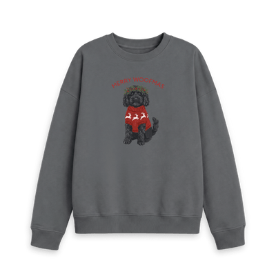 Fun dog themed charity Christmas jumper