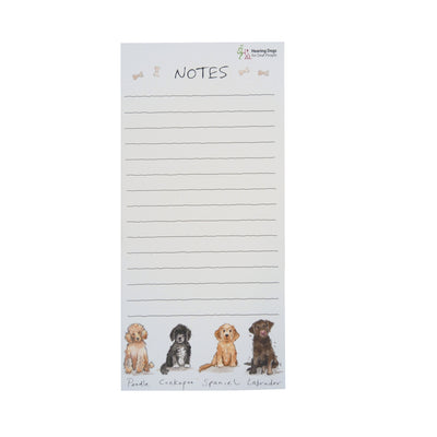 4 Dogs Magnetic Notepad