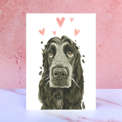 Cocker Spaniel Licks & Kisses Card