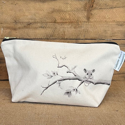 Cotton toiletry bag - Woodland Mouse