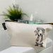 Cotton toiletry bag - Sidney Sausage Dog