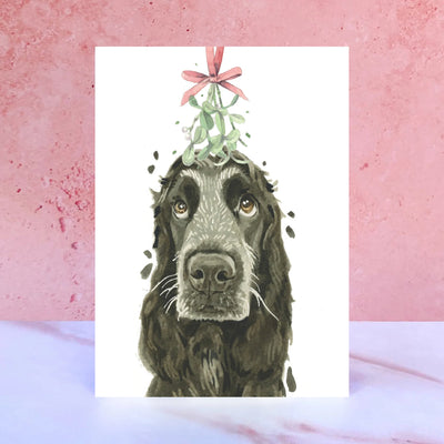 Cocker Spaniel Christmas Card