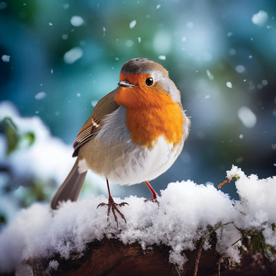 Snowy Robin Christmas Cards (Pack of 10)