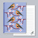 A6 Lined pocket notepad - Chaffinches on Cherry Blossom
