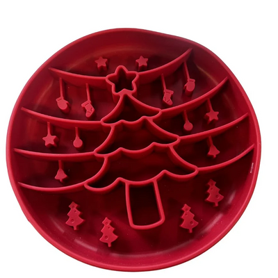 Christmas Licky Mat Red