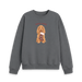 Slate Grey Printed Sweater Front