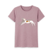 Mauve Printed T-shirt Front